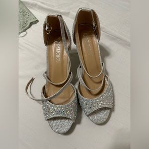 Silver heels